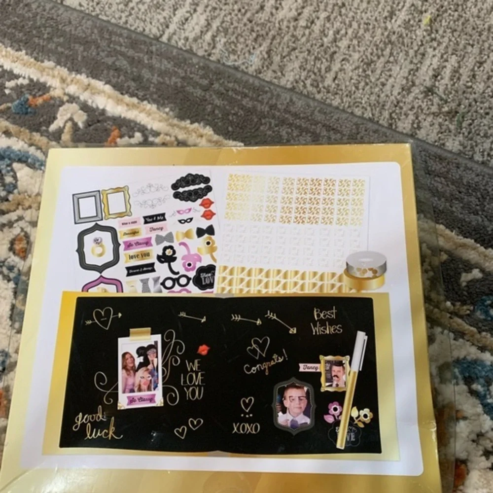 Guest Book - Instant Memories‎ - Kit - Party Gold NEW